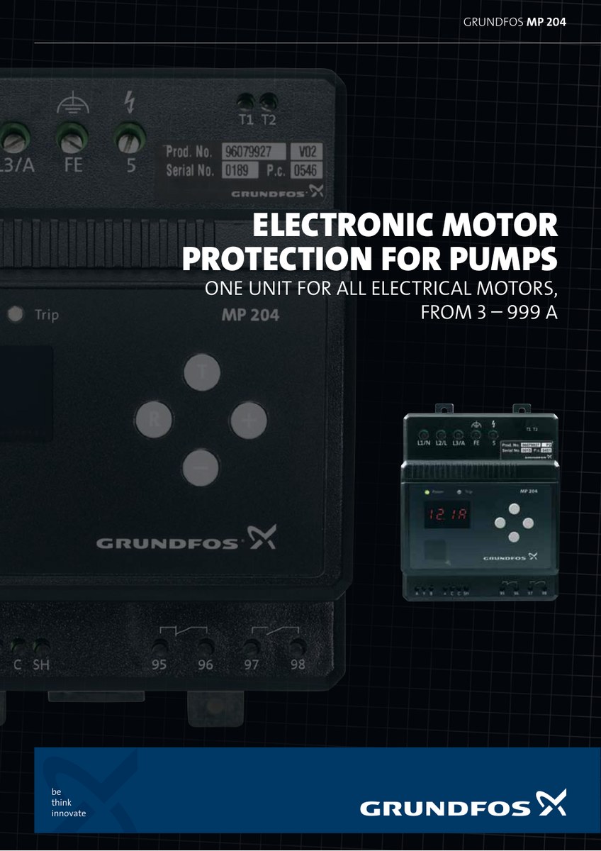 Elektronische motorbeveiliging voor pompen