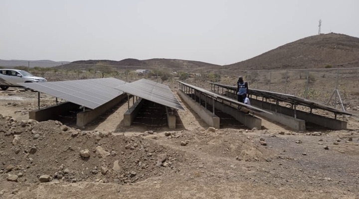 Solar power pump project in Djibouti